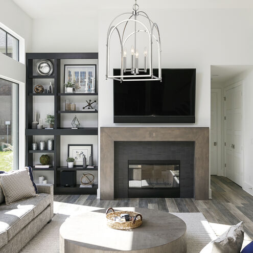 Dekalb 4 Light 14 inch Chrome Pendant Ceiling Light