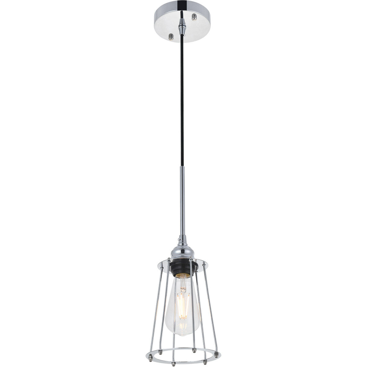Phoenixville 1 Light 5.3 inch Chrome Pendant Ceiling Light