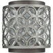 Strabane 2 Light 8 inch Weathered Zinc with Matte Silver ADA Sconce Wall Light