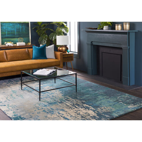 Utica 156 X 108 inch Blue Rug, Rectangle