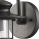 Colesville 1 Light 12 inch Matte Black Outdoor Wall Sconce