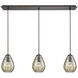 Murrysville 3 Light 36 inch Oil Rubbed Bronze Mini Pendant Ceiling Light, Linear