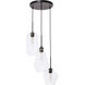 Rochester 3 Light 17 inch Black Pendant Ceiling Light