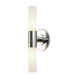 Menands 2 Light 6.2 inch Chrome Vanity Light Wall Light