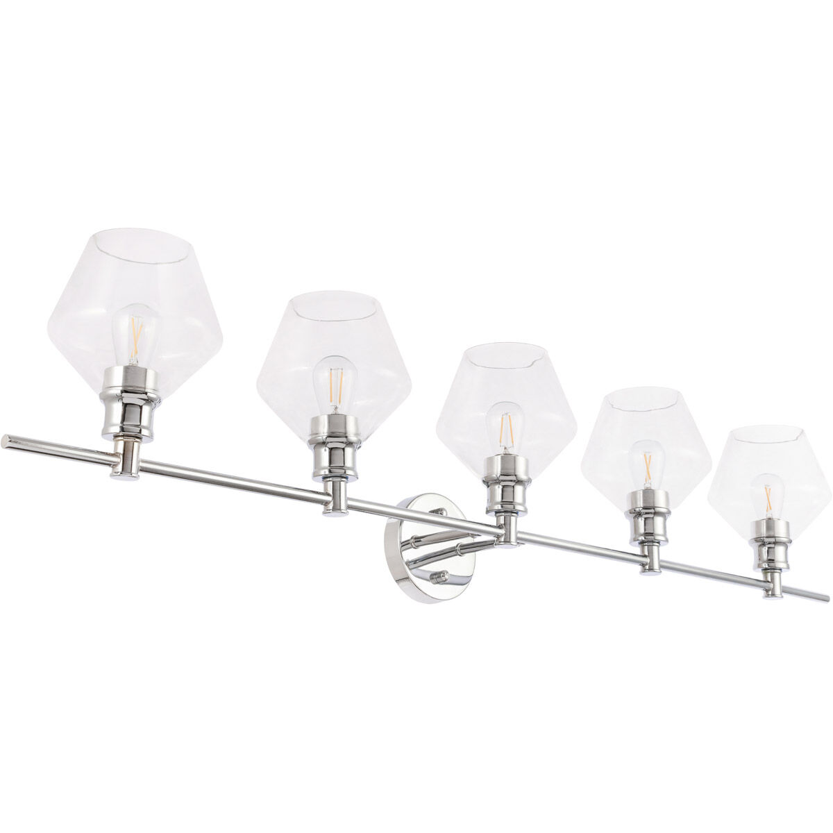Rochester 5 Light 47 inch Chrome Wall sconce Wall Light
