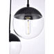 Oyster Bay 3 Light 18 inch Black Pendant Ceiling Light
