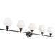 Rochester 5 Light 47 inch Black Wall sconce Wall Light