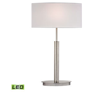 Emmaus 24 inch 9.5 watt Satin Nickel Table Lamp Portable Light