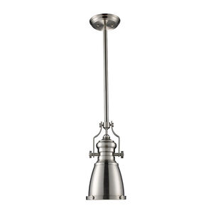 Pittsburgh 1 Light 7.5 inch Satin Nickel Mini Pendant Ceiling Light