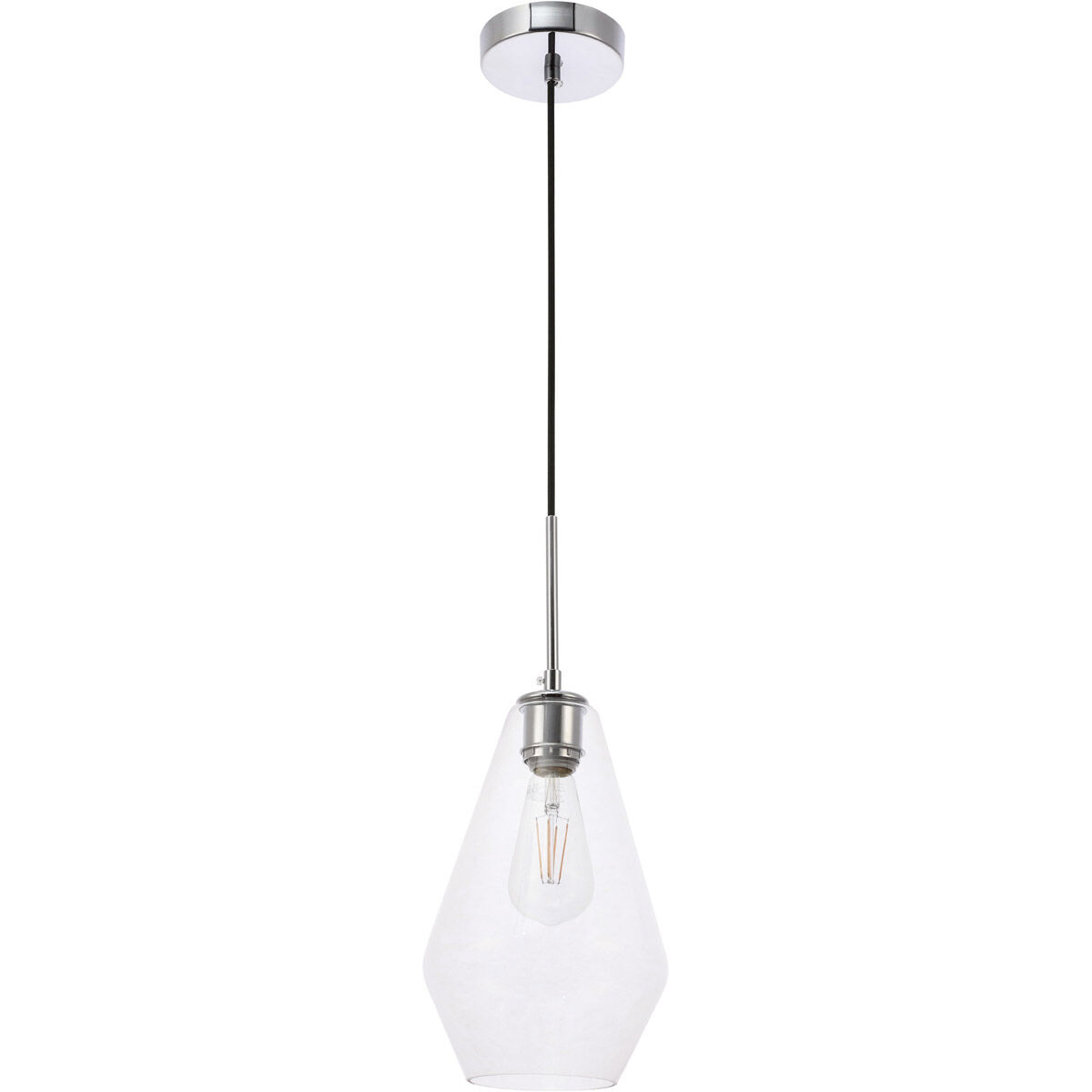 Rochester 1 Light 7 inch Chrome Pendant Ceiling Light
