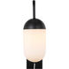 Malta 1 Light 5 inch Black Wall sconce Wall Light