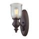 Pittsburgh 1 Light 7 inch Oiled Bronze Sconce Wall Light