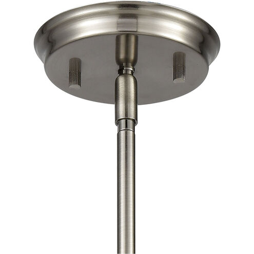 Plumstead 1 Light 8 inch Silver with Gray Mini Pendant Ceiling Light