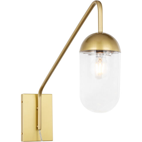 Malta 1 Light 4.8 inch Brass Wall sconce Wall Light
