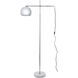 Sayre 67.8 inch 40 watt Chrome with White Marble Floor lamp Portable Light