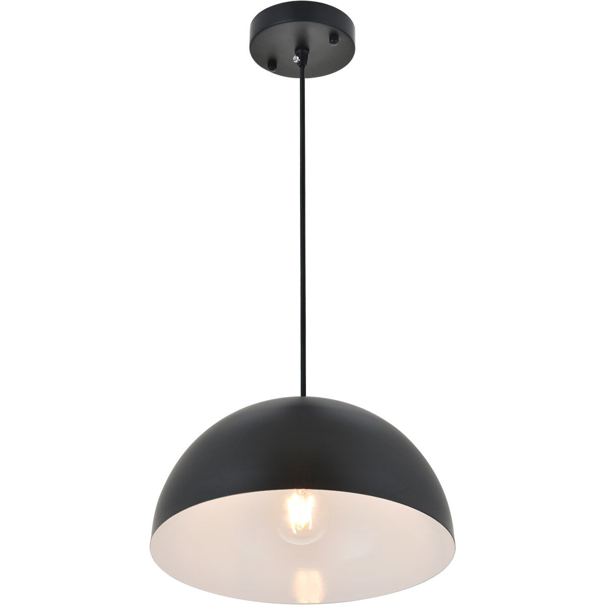 Scotland 1 Light 12 inch Black Pendant Ceiling Light