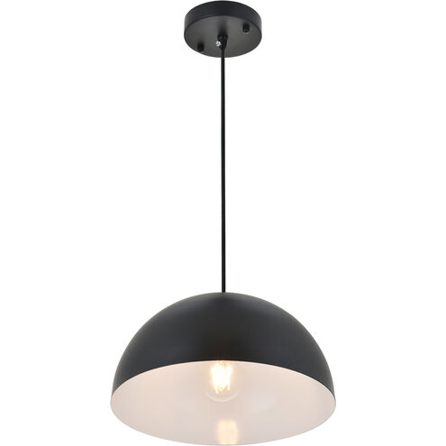 Scotland 1 Light 12 inch Black Pendant Ceiling Light