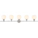 Syracuse 5 Light 47 inch Chrome Wall sconce Wall Light