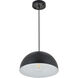 Scotland 1 Light 12 inch Black Pendant Ceiling Light