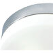 Delano 2 Light 9 inch Gray Flush Mount Ceiling Light, Medium