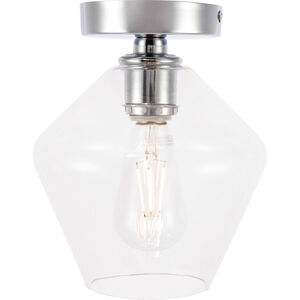 Rochester 1 Light 8 inch Chrome Flush Mount Ceiling Light