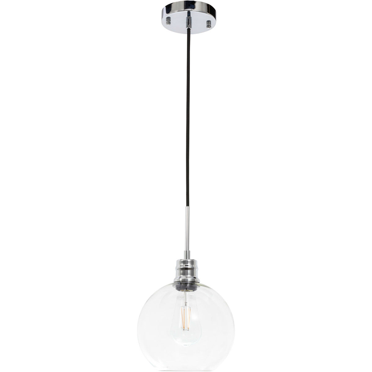 Rensselaer 1 Light 8 inch Chrome Pendant Ceiling Light