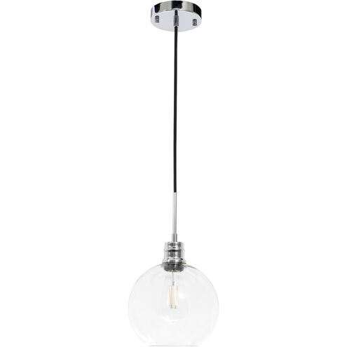 Rensselaer 1 Light 8 inch Chrome Pendant Ceiling Light