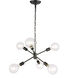 Charleston 6 Light 16 inch Black Pendant Ceiling Light