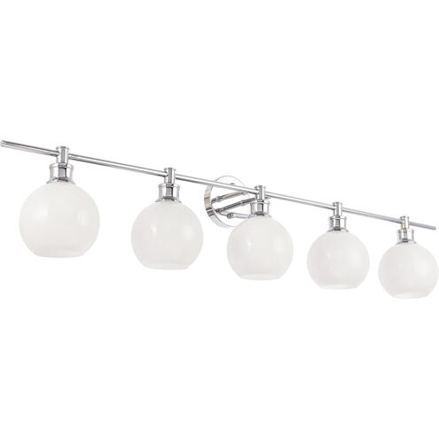 Syracuse 5 Light 47 inch Chrome Wall sconce Wall Light