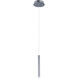 Lyme LED 1 inch Polished Chrome Mini Pendant Ceiling Light