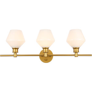 Rochester 3 Light 28 inch Brass Wall sconce Wall Light