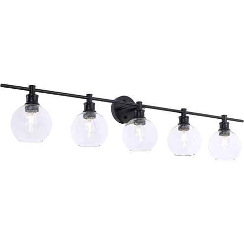 Syracuse 5 Light 47 inch Black Wall sconce Wall Light