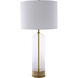 Camden 29 inch 100 watt White Table Lamp Portable Light