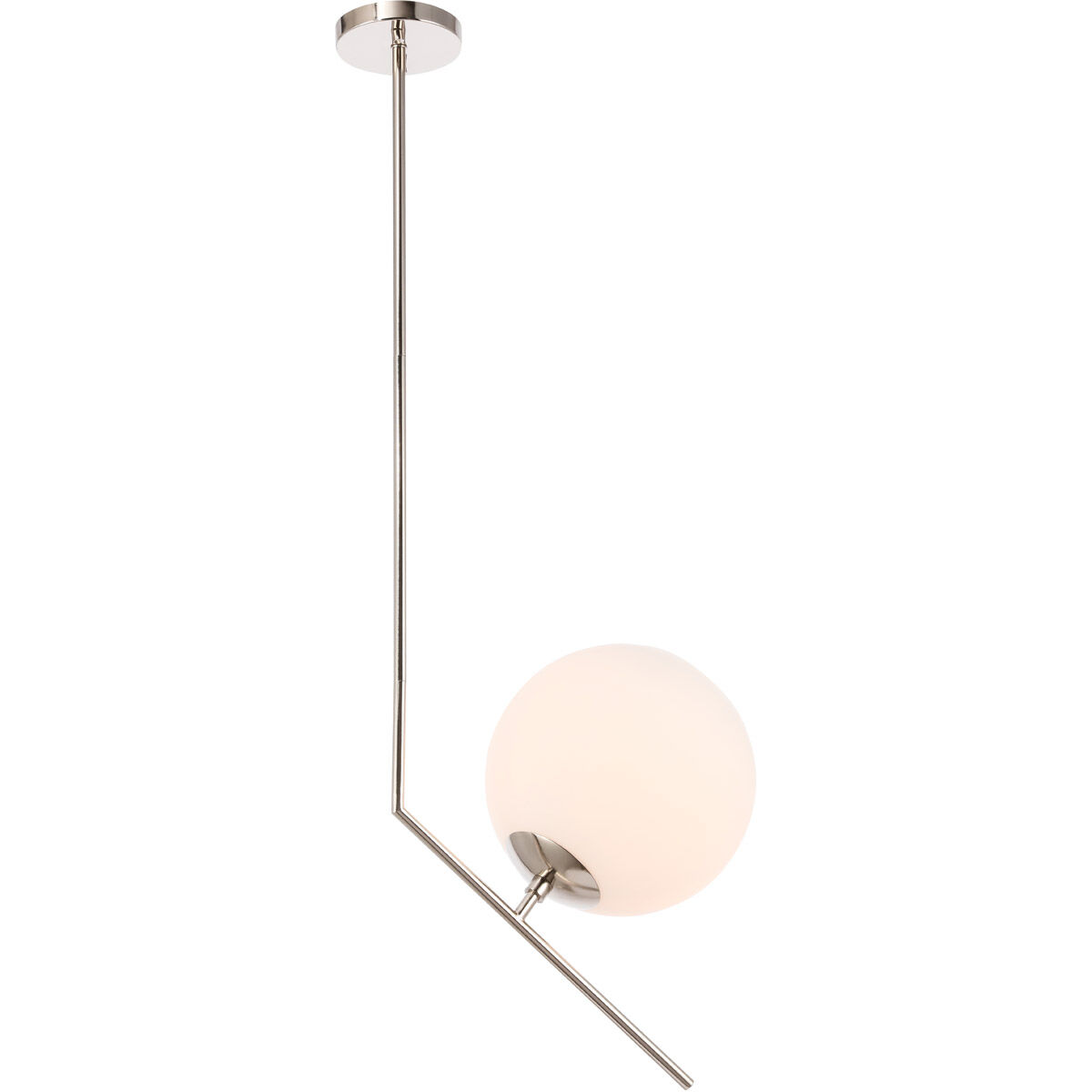 Monroe 1 Light 10 inch Chrome Pendant Ceiling Light