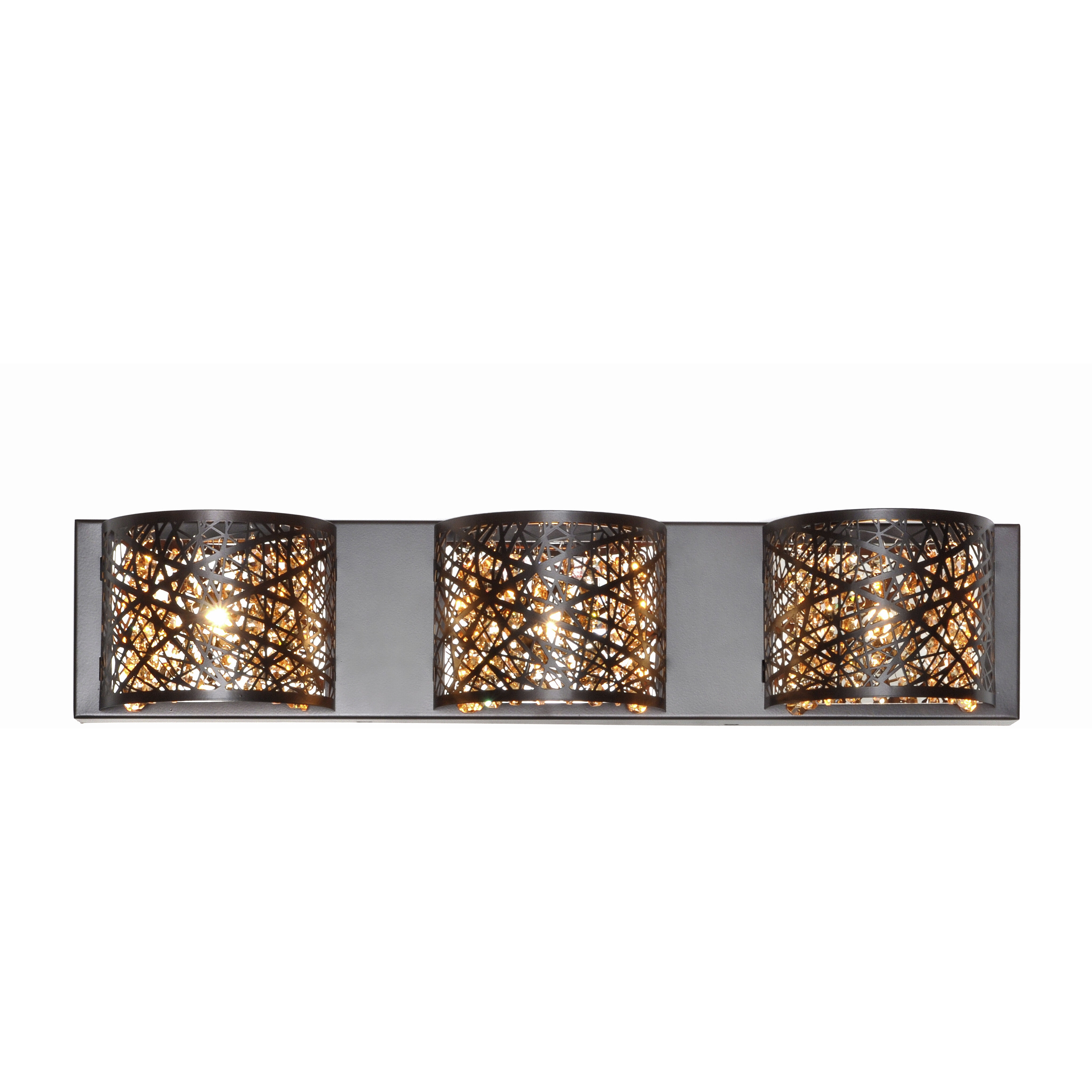 Troy 3 Light 24 inch Bronze Bath Vanity Light Wall Light