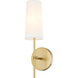 Brandywine 1 Light 5 inch Brass Wall sconce Wall Light