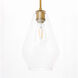 Rochester 1 Light 7 inch Brass Pendant Ceiling Light