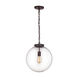 Malone 1 Light 14 inch Oil Rubbed Bronze Pendant Ceiling Light