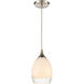 Towanda 1 Light 6 inch Satin Nickel Mini Pendant Ceiling Light