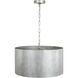 Ancram 3 Light 20 inch Vintage Silver Pendant Ceiling Light