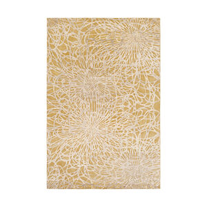 Tredyffrin 108 X 72 inch Tan/Ivory Rugs, Wool, Bamboo Silk, and Cotton