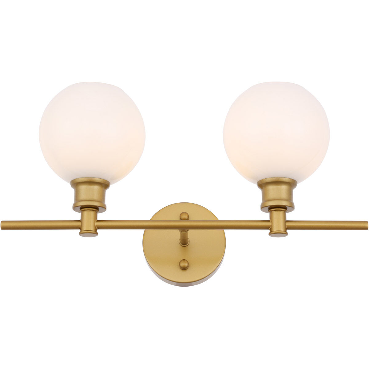 Syracuse 2 Light 19 inch Brass Wall sconce Wall Light