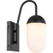 Malta 1 Light 4.8 inch Black Wall sconce Wall Light