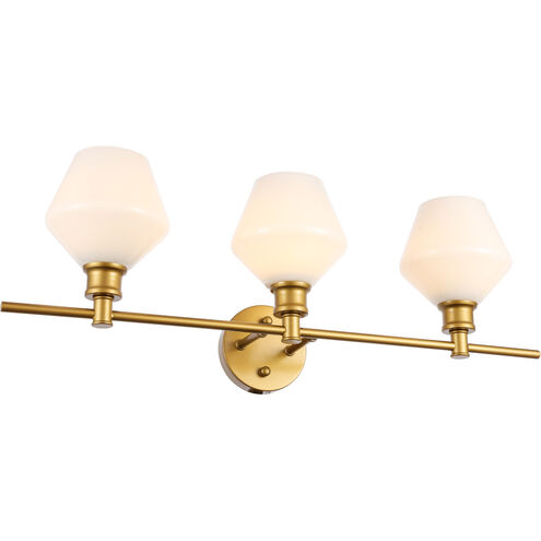 Rochester 3 Light 28 inch Brass Wall sconce Wall Light