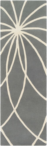 Philadelphia 96 X 30 inch Charcoal Rug, Runner