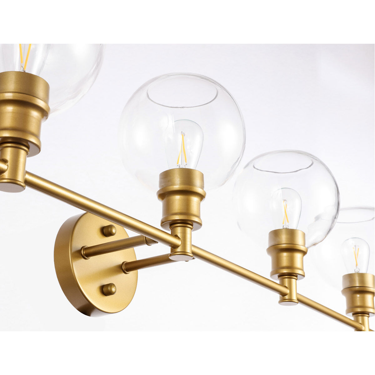 Syracuse 5 Light 47 inch Brass Wall sconce Wall Light