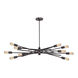 Rockville 10 Light 40 inch Oil Rubbed Bronze Chandelier Ceiling Light