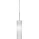 Montauk 1 Light 5 inch Satin Nickel Pendant Ceiling Light in White