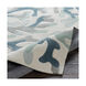 Scranton 96 X 30 inch Dark Blue/Medium Gray/Sea Foam/Light Gray/Ivory Rugs, Polyester