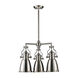 Pittsburgh 3 Light 22 inch Satin Nickel Chandelier Ceiling Light